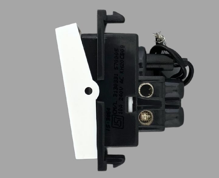 Kolors Kosmik 6A Bell Push Switch with Indicator 570005  White-1